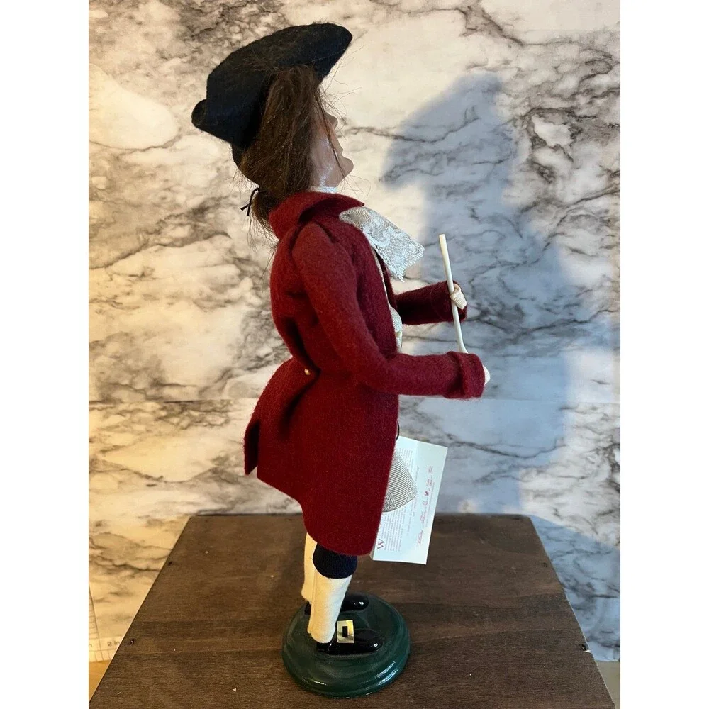 Byers Choice Carolers Colonial Man with Pipe Williamsburg 2000